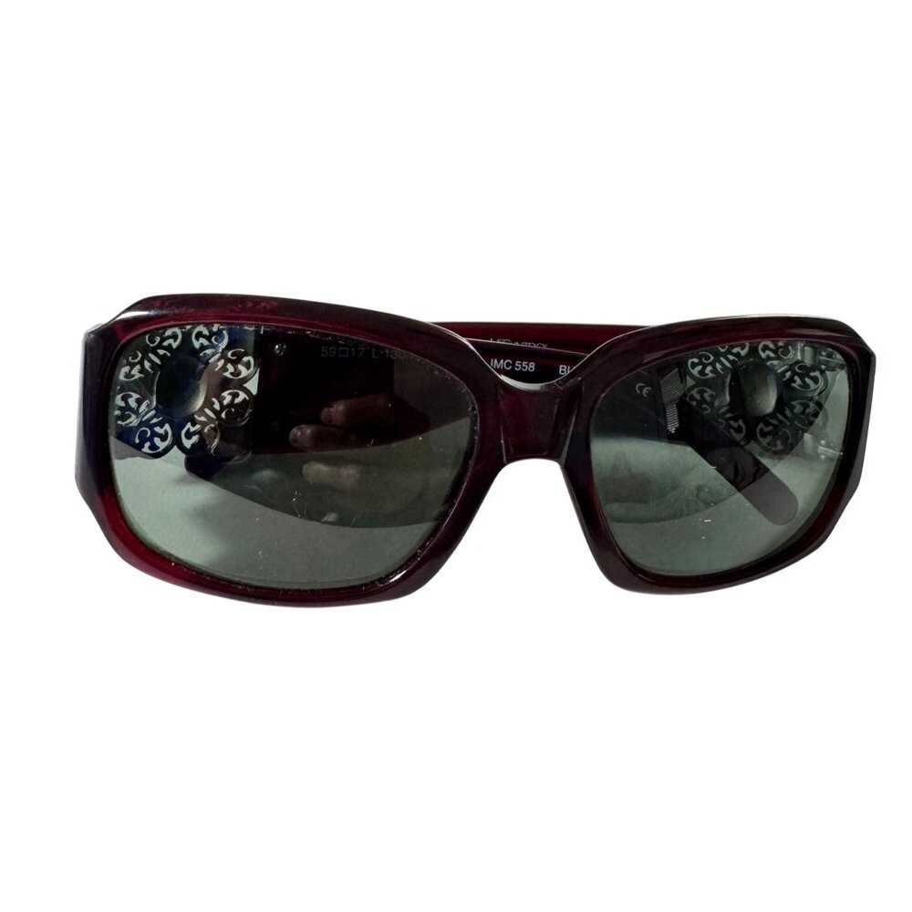 Jessica McClintock Burgundy Eyeglasses 59-17-130MM JMC 558 Oversized Frames Only - Picture 2 of 11
